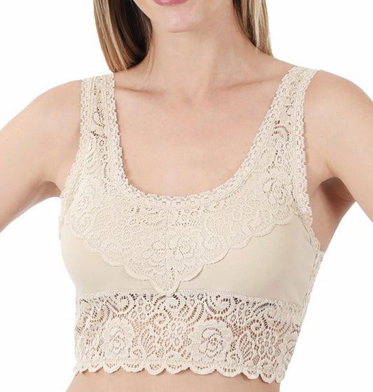 Nude Lace Bralette