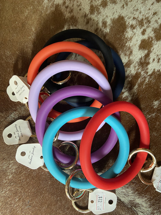 Silicone Bangle Key Chains