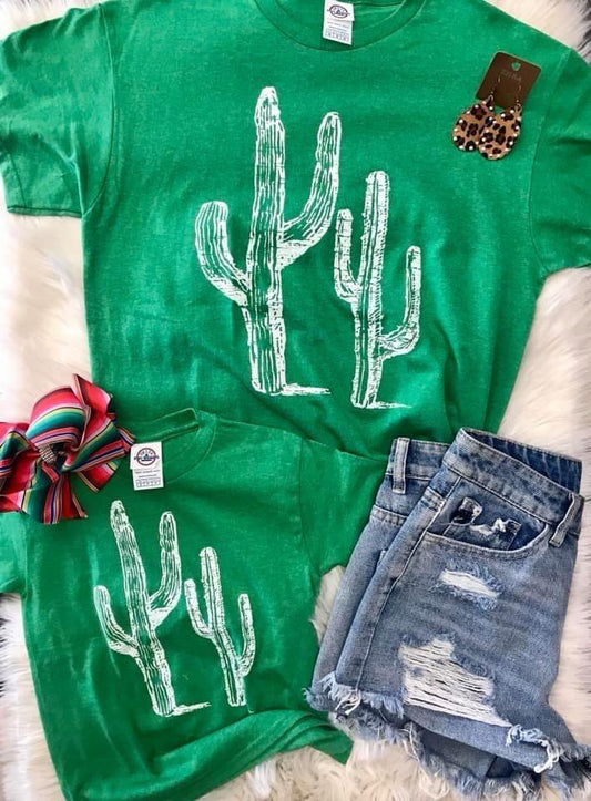 White Cactus [Green Tee]