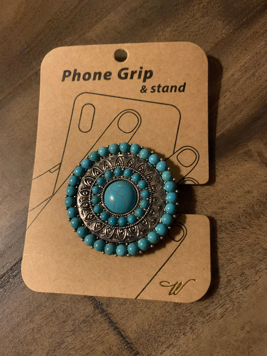 Large Turquoise Phone Grip